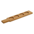 Sampler Paddle with Wide Handle - 17.5" x 3.25" x 0.75" - 4 slot